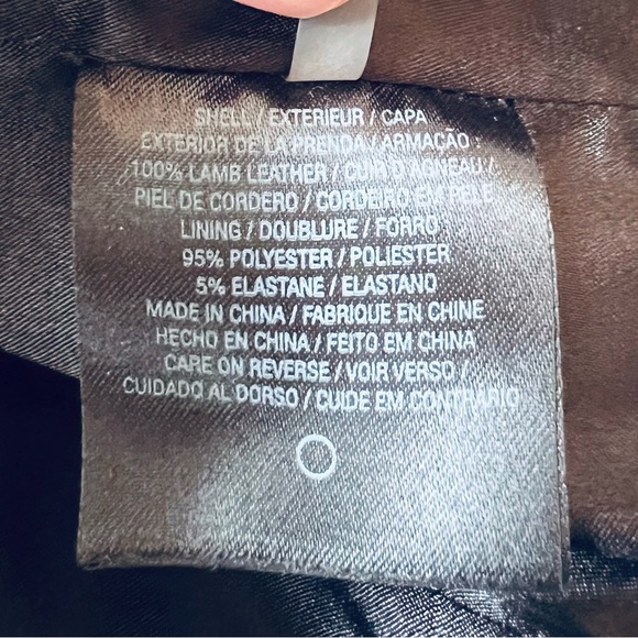 ELIE TAHARI Leather Jacket - Picture 4 of 5